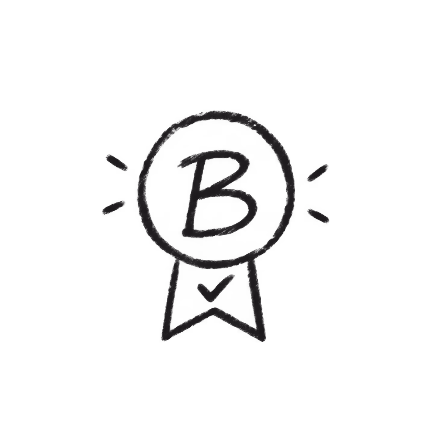 Sketch icon for B-Corp certification